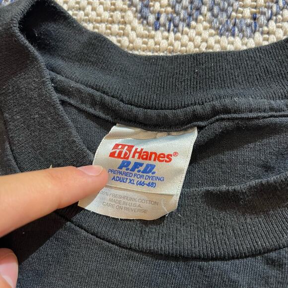 VTG 90's Matt Kenseth Racing Graphic T Shirt Double Sided Black Single Stitch XL - Picture 4 of 5